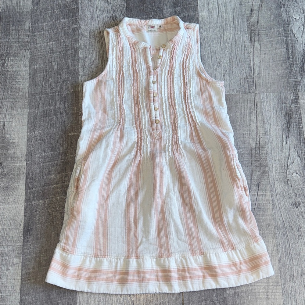 Faherty Isha Stripe Maple Serape Dress